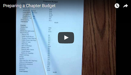 MNWT Preparing a Chapter Budget